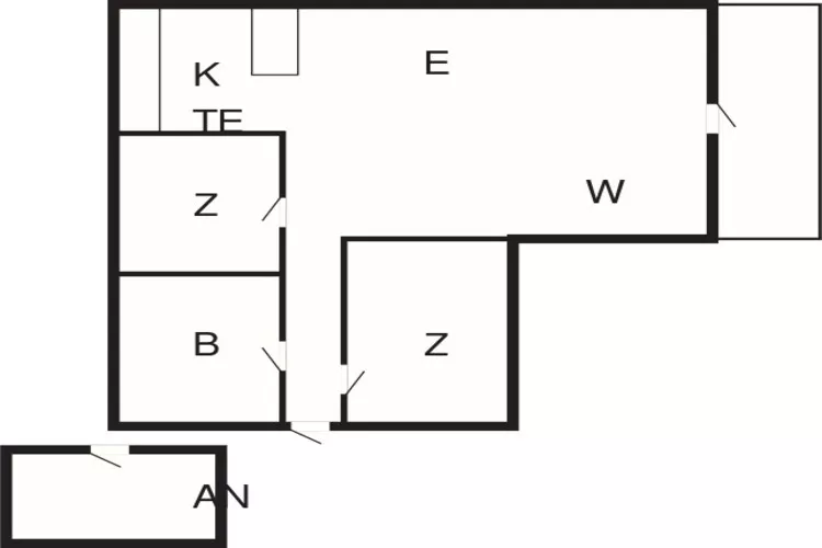 6 persoons vakantie huis in Harboøre-Plattegrond