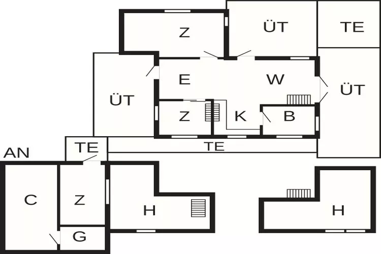 6 persoons vakantie huis in Løkken-Plattegrond
