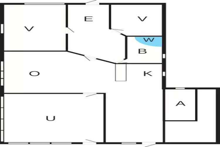 6 persoons vakantie huis in Vinderup-Plattegrond