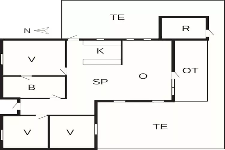 5 persoons vakantie huis in Hvide Sande-Plattegrond