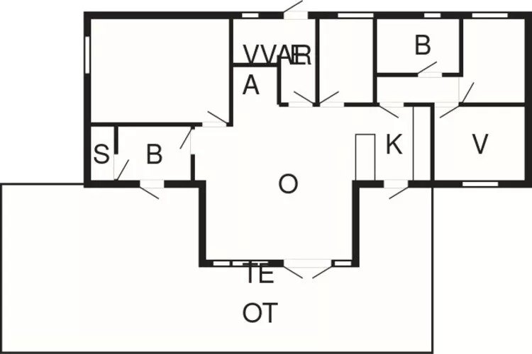 8 persoons vakantie huis in Væggerløse-Plattegrond