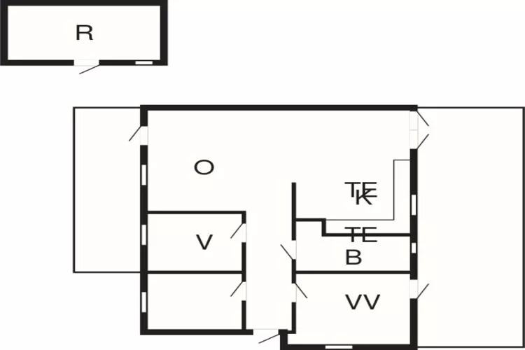 6 persoons vakantie huis in Gilleleje-Plattegrond