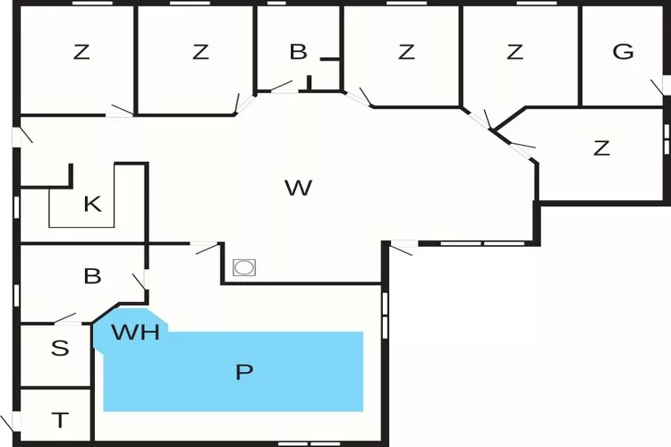 12 persoons vakantie huis in Nordborg-Plattegrond