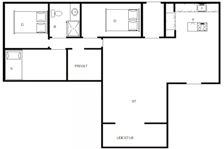6 persoons vakantie huis in Fanø-By Traum-Plattegrond