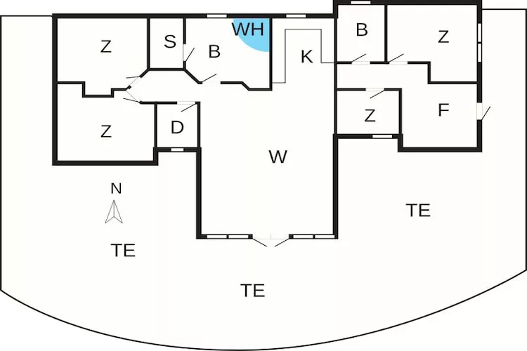 Luxe Spa-Retraite bij Zee -- By Traum Ferienwohnungen-Plattegrond