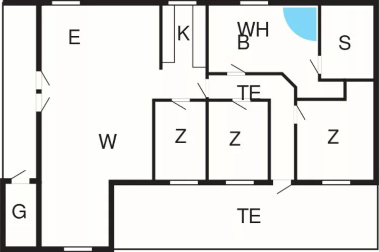 Ezinsplek dicht bij strand -- By Traum Ferienwohnungen-Plattegrond