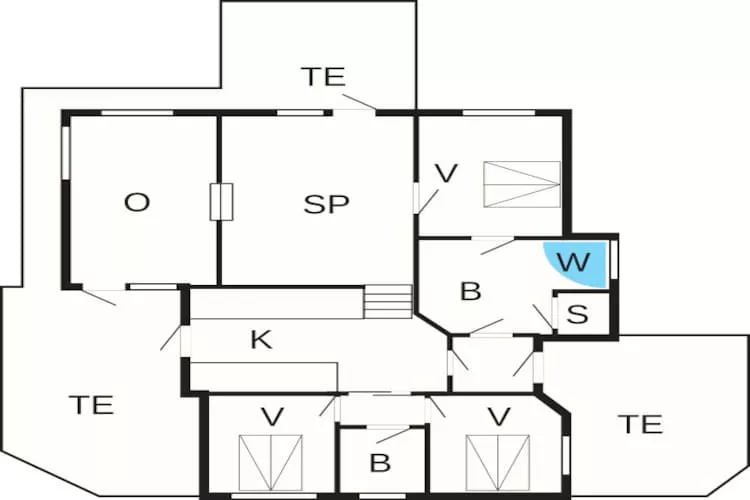 6 persoons vakantie huis in Blokhus-By Traum-Plattegrond