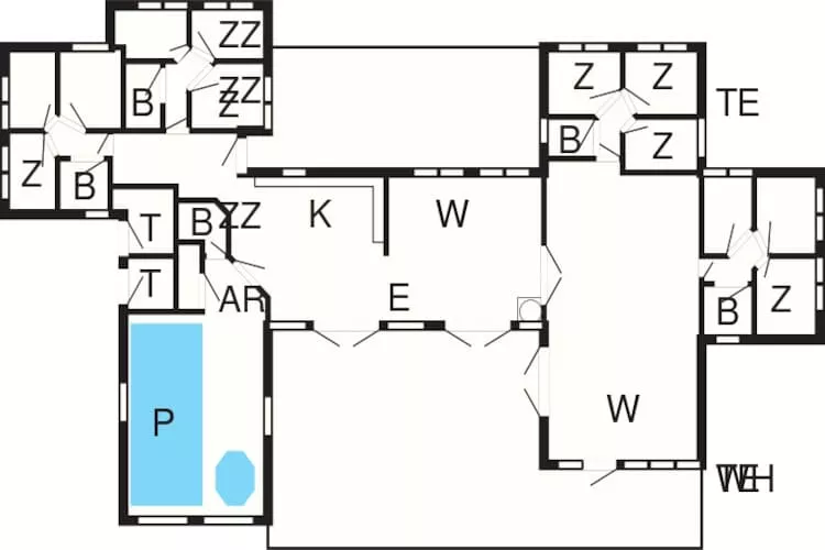 Luxe retraite in Mommark -- By Traum Ferienwohnungen-Plattegrond