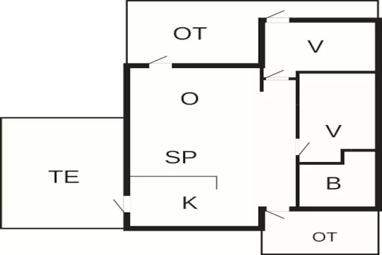 Kust ontsnapping in Langeland -- By Traum Ferienwohnungen - Plattegrond