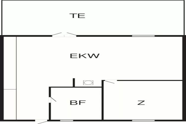 2 persoons vakantie huis in Skagen-By Traum-Plattegrond