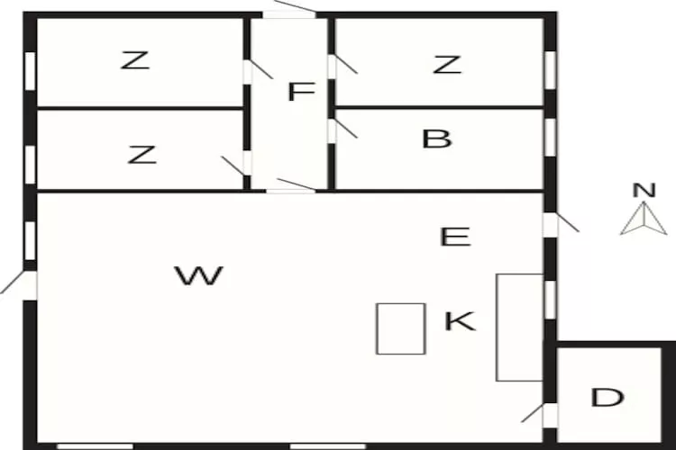 Gezellig toevluchtsoord in Sonderho -- By Traum Ferienwohnungen-Plattegrond