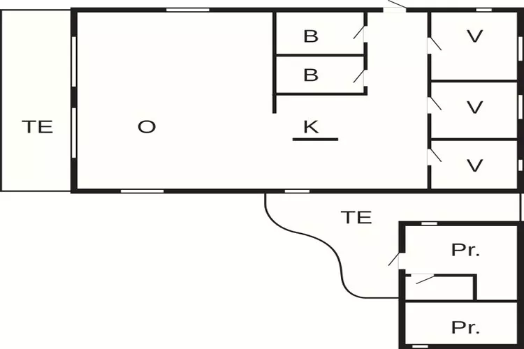 8 persoons vakantie huis in Væggerløse-By Traum-Plattegrond