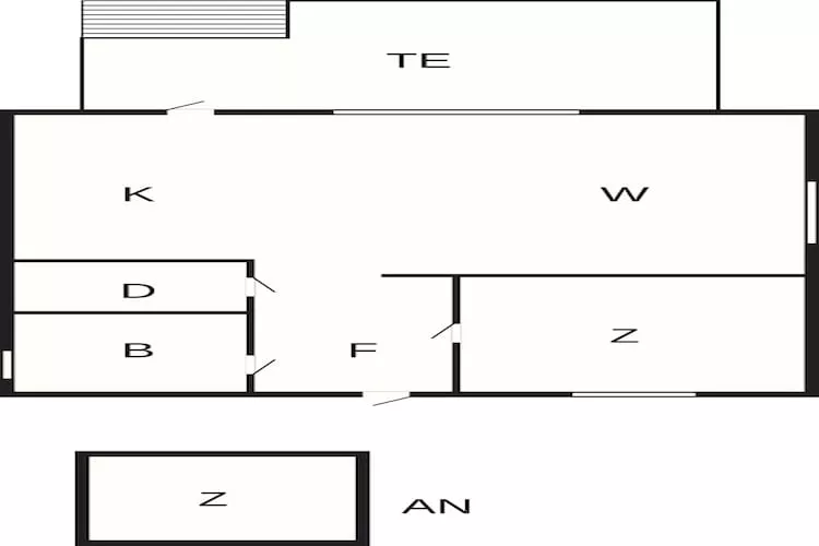 4 persoons vakantie huis in Åsljunga-By Traum-Plattegrond