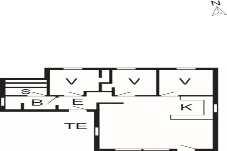 Gezellig strandhuis -- By Traum Ferienwohnungen-Plattegrond