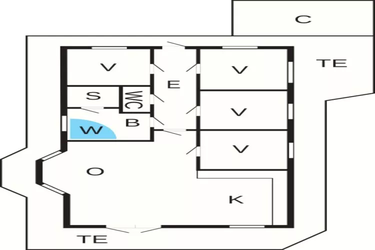 8 persoons vakantie huis in Løkken-By Traum-Plattegrond