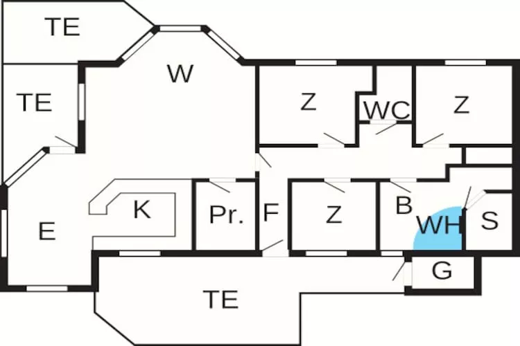 8 persoons vakantie huis in Løkken-By Traum-Plattegrond