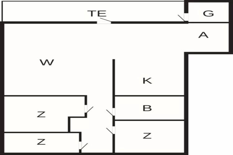 6 persoons vakantie huis in Knebel-By Traum-Plattegrond