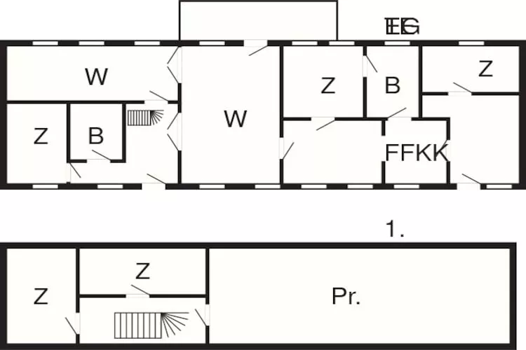 Rustieke boerderij uitje -- By Traum Ferienwohnungen-Plattegrond