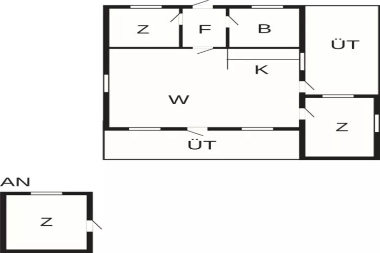 6 persoons vakantie huis in Stubbekøbing-By Traum-Plattegrond