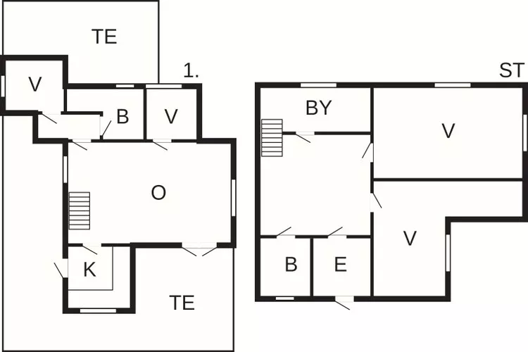 Kustsereniteit -- By Traum Ferienwohnungen-Plattegrond