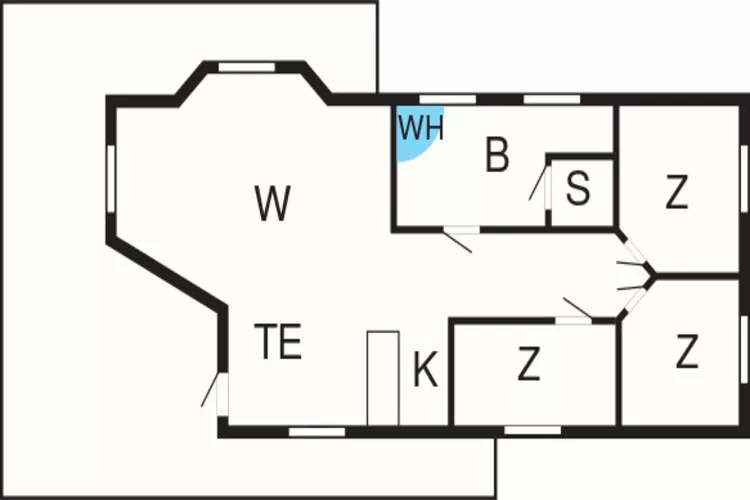8 persoons vakantie huis in Hadsund-By Traum-Plattegrond
