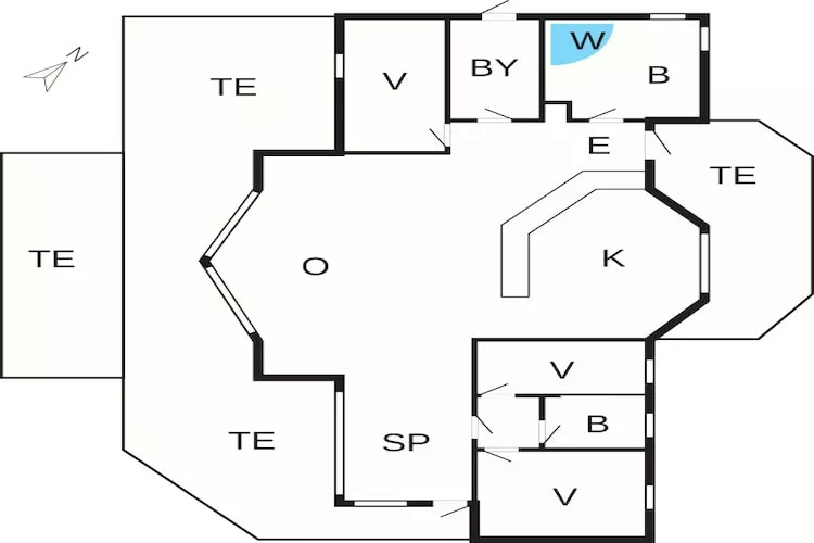 9 persoons vakantie huis in Gørlev-By Traum-Plattegrond