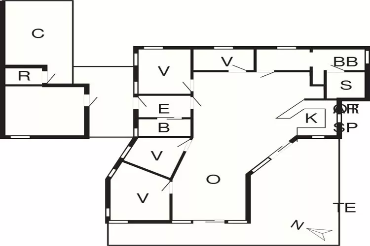 10 persoons vakantie huis in Væggerløse-By Traum-Plattegrond
