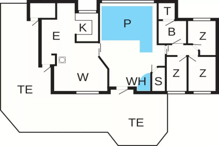 8 persoons vakantie huis in Læsø-By Traum-Plattegrond