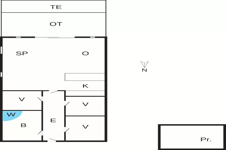 5 persoons vakantie huis in Børkop-By Traum - Plattegrond