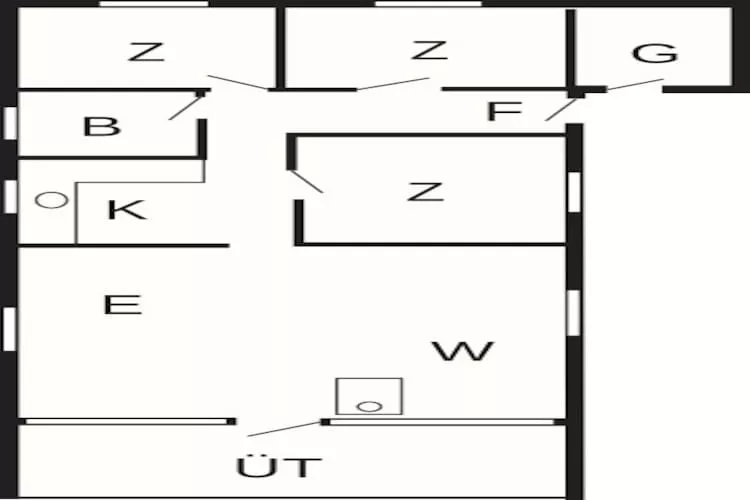 6 persoons vakantie huis in Glesborg-By Traum-Plattegrond