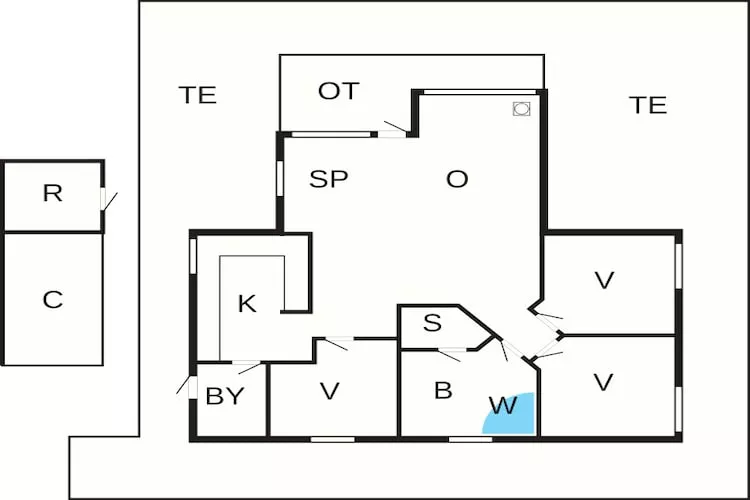 8 persoons vakantie huis in Idestrup-By Traum-Plattegrond