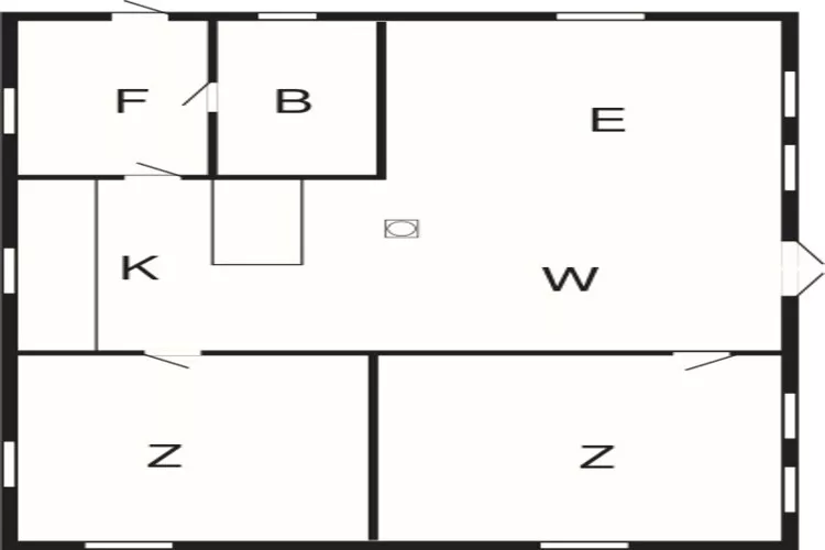 Kustcharme in Aabenraa -- By Traum Ferienwohnungen-Plattegrond