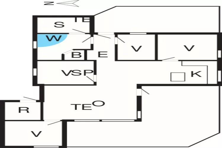 9 persoons vakantie huis in Blokhus-By Traum-Plattegrond