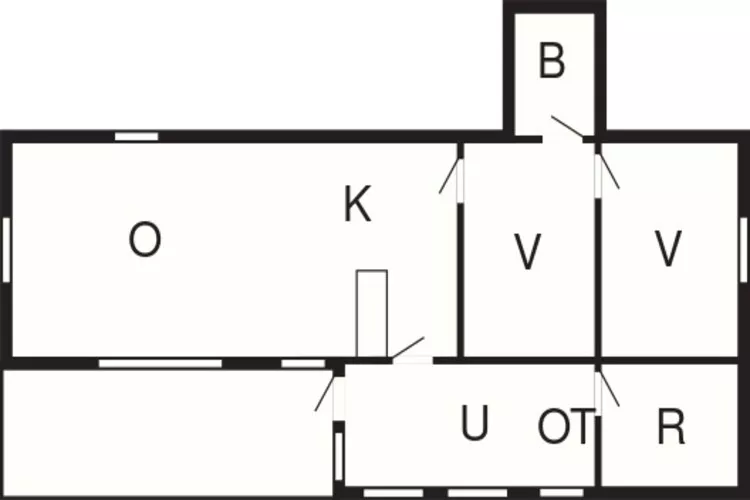 Kustparel in Juelsminde -- By Traum Ferienwohnungen-Plattegrond