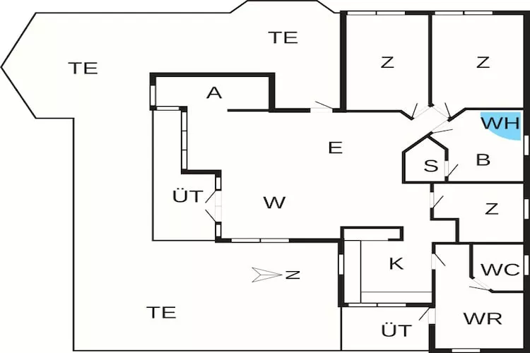 Luxe retraite in Marielyst -- By Traum Ferienwohnungen-Plattegrond