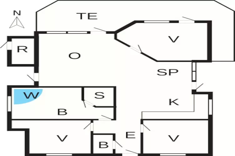 8 persoons vakantie huis in Ulfborg-By Traum-Plattegrond