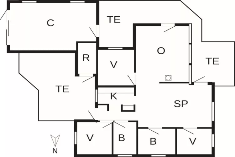 6 persoons vakantie huis in Løkken-By Traum-Plattegrond