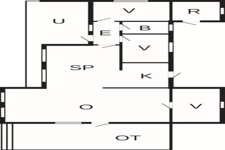 6 persoons vakantie huis in Sjællands Odde-Plattegrond