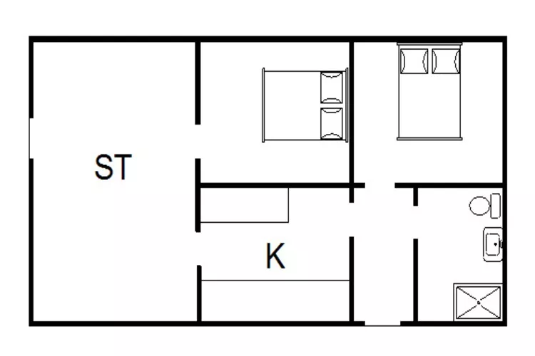 4 persoons vakantie huis in Nørre Nebel-By Traum-Plattegrond
