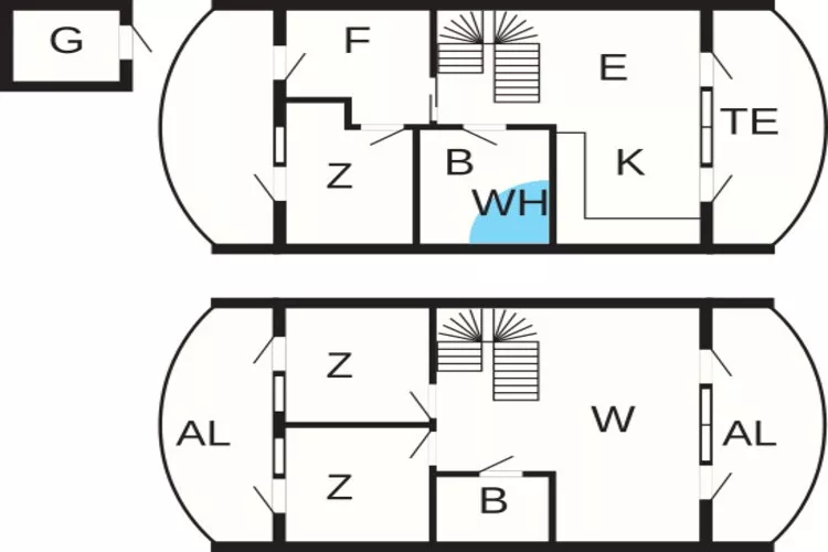 6 persoons vakantie huis in Løkken-By Traum-Plattegrond