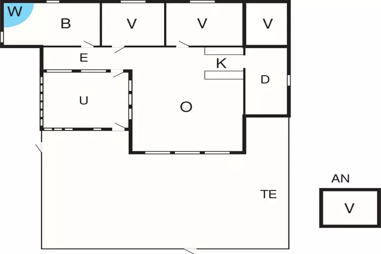 5 persoons vakantie huis in Hemmet-By Traum-Plattegrond