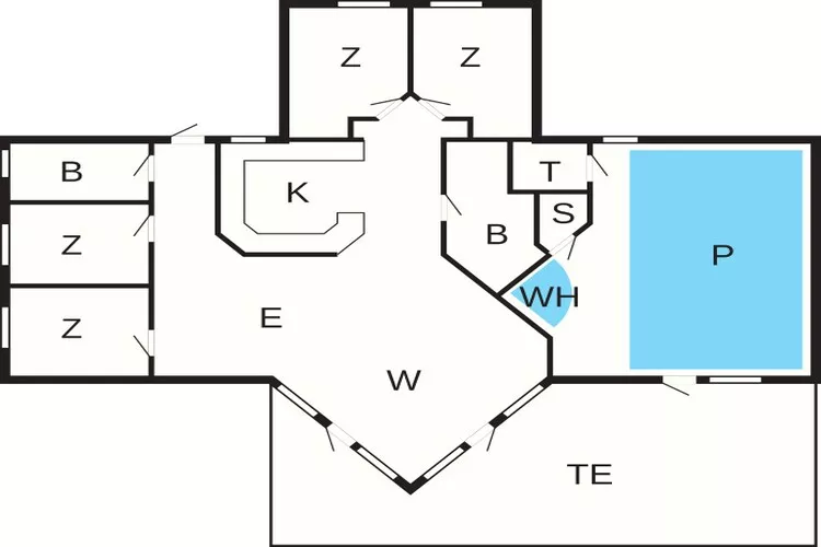 10 persoons vakantie huis in Gilleleje-By Traum-Plattegrond