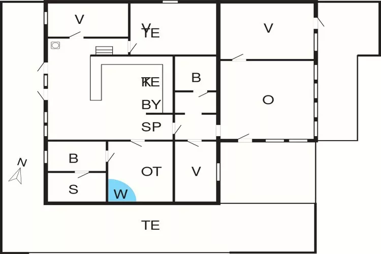 10 persoons vakantie huis in Harboøre-By Traum-Plattegrond