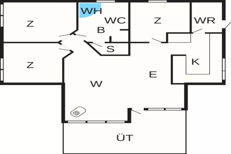 6 persoons vakantie huis in Dronningmølle-By Traum-Plattegrond