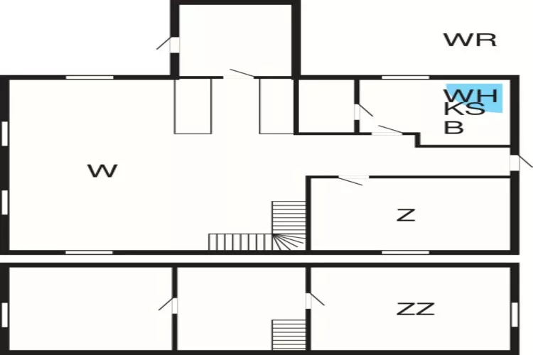 Luxe retraite in Blavand -- By Traum Ferienwohnungen-Plattegrond