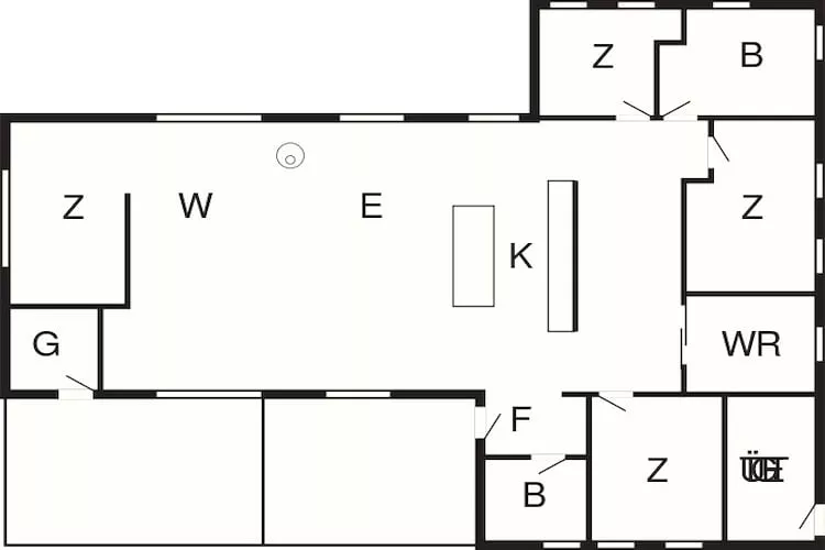 8 persoons vakantie huis in Ålbæk-Plattegrond