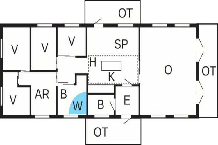 8 persoons vakantie huis in Glesborg-By Traum-Plattegrond