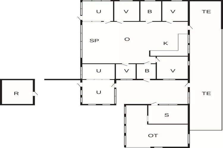 12 persoons vakantie huis in Vinderup-By Traum-Plattegrond