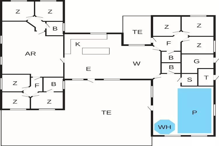 Luxe retraite met zwembad -- By Traum Ferienwohnungen-Plattegrond