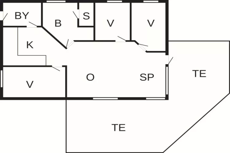 6 persoons vakantie huis in Læsø-By Traum-Plattegrond